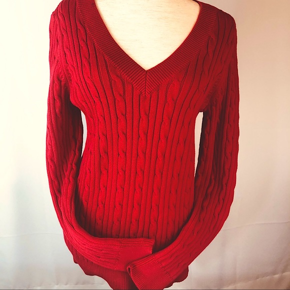 Chaps Classics extra large cable sweater - Picture 2 of 5